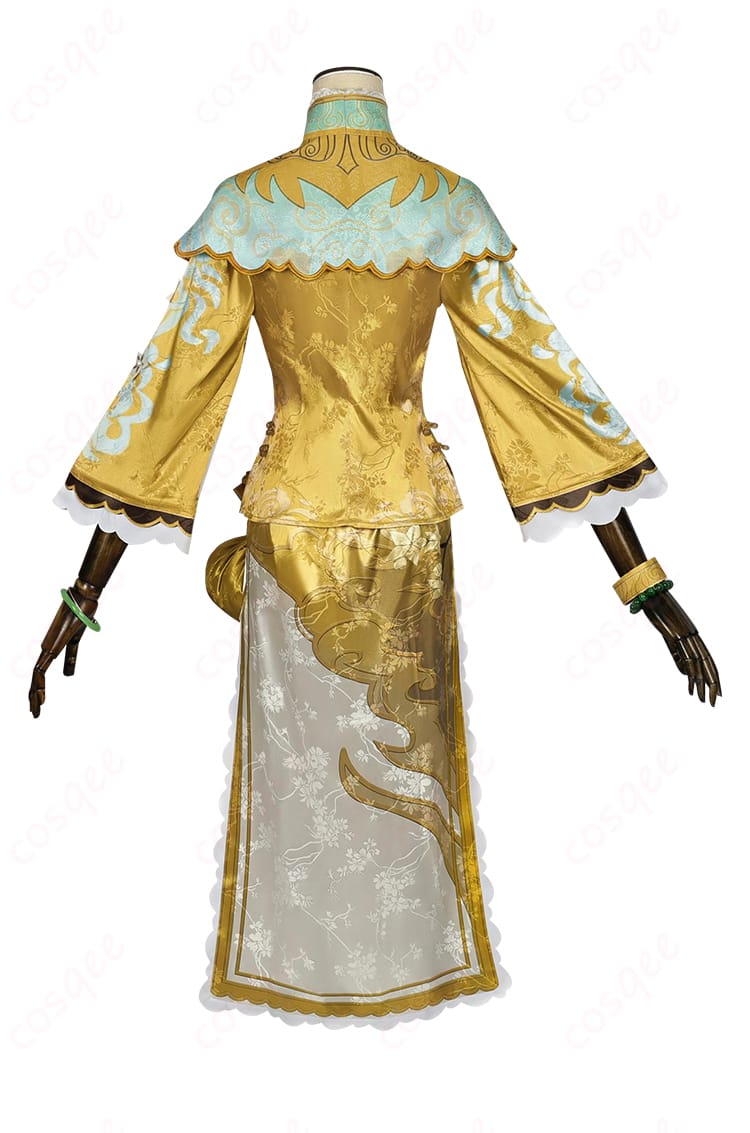 商品背面図 - 背面のデザインが美しい、第五人格の「アニー・レスター」のコスプレ衣装の後ろ姿。