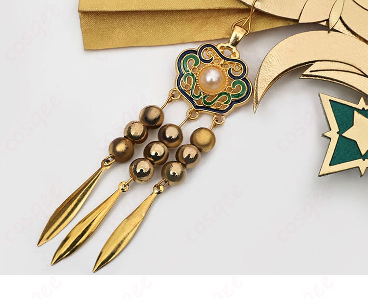 髪飾り装飾のディテール - 美しい髪飾りの細部、第五人格「アニー・レスター」のキャラクターにぴったり。