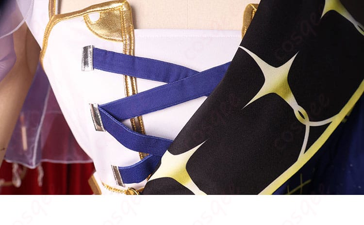 胸元の装飾の詳細画像|常闇トワ コスプレ衣装|ホロライブ