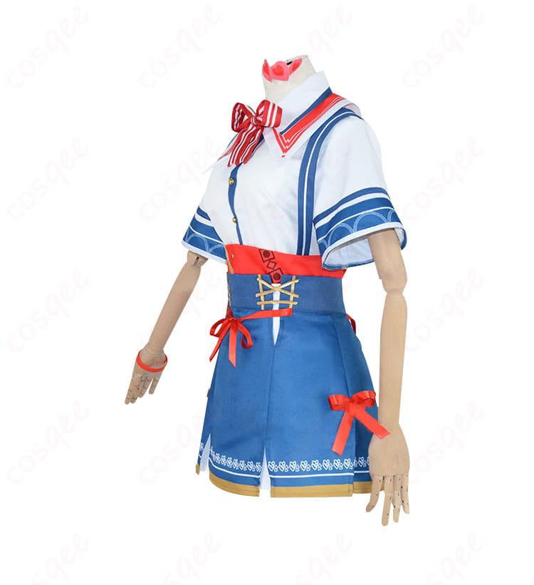 商品側面図。赤井はあとのコスプレ衣装の側面を確認できる画像。