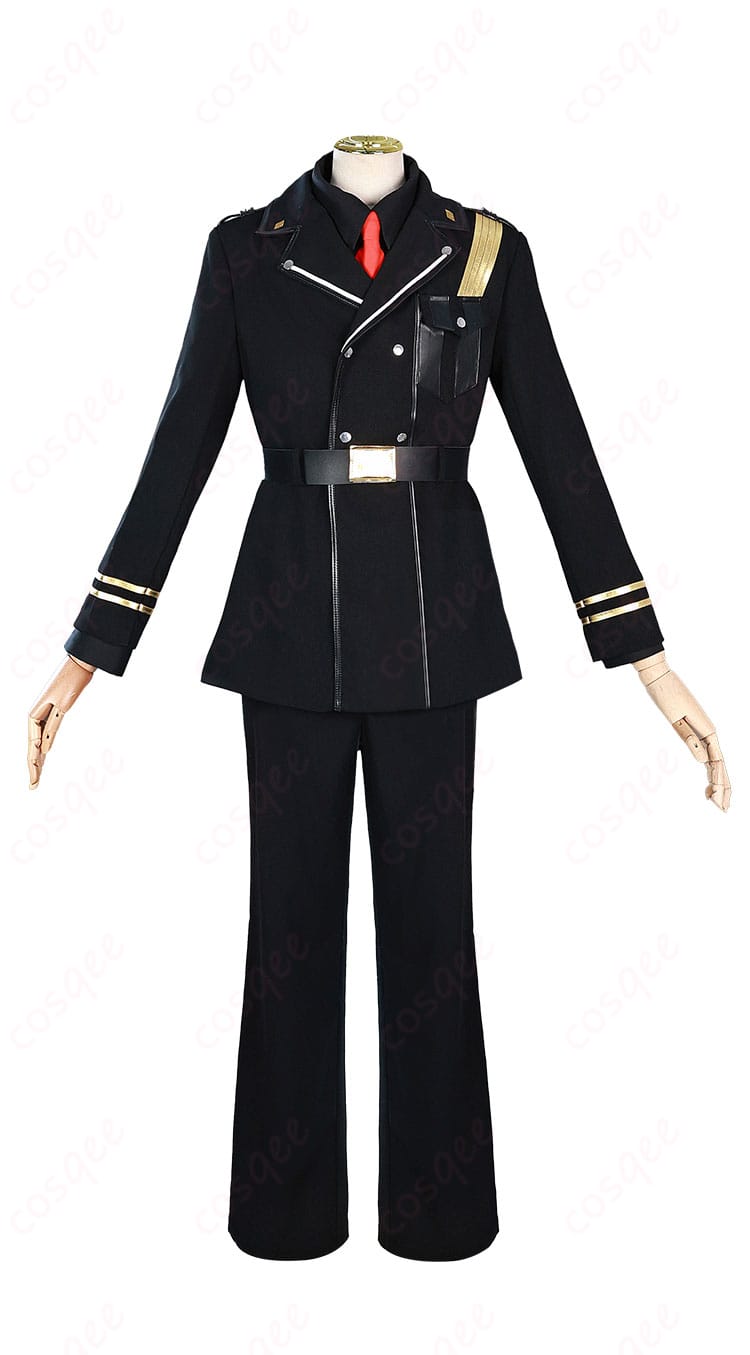 シンエイ・ノウゼン（アンダーテイカー）のコスプレ衣装正面の詳細写真。高品質な素材と精密なデザインが特徴、アニメのキャラクターそのままの外観を実現！