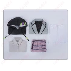 君のことが大大大大大好きな100人の彼女 原賀胡桃 学園カジュアルなコスプレ衣装 - 5枚目の画像（サムネイル）