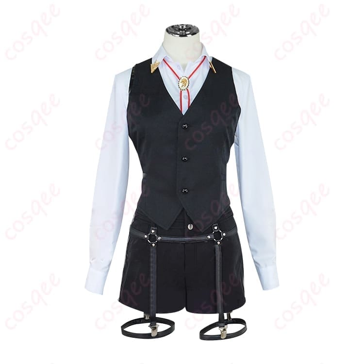 ホロライブ 獅白ぼたんのシャツ衣装コスプレ｜クールで映えるセットアップ - 1枚目の画像