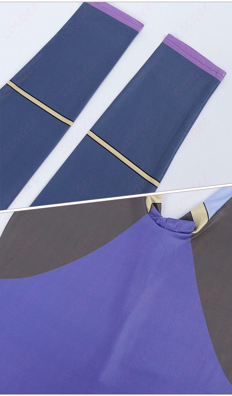 袖とパンツの装飾詳細画像 - 袖部分とパンツの装飾ディテール。キャラクターの特徴をしっかりと再現。