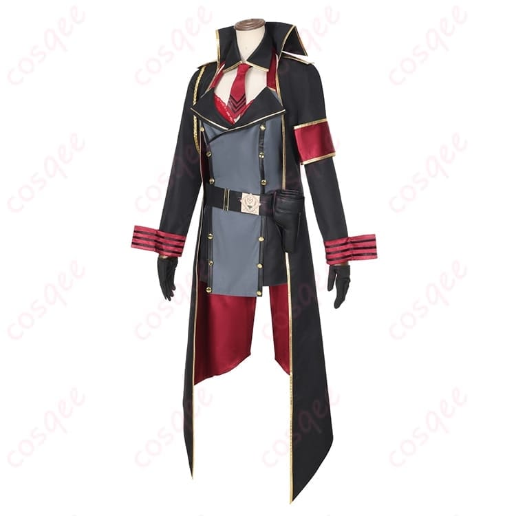 ブルーアーカイブ 京極サツキの学園ミリタリー風コスプレ一式で、端正シルエットが写真でもイベントでも映えます - 2枚目の画像