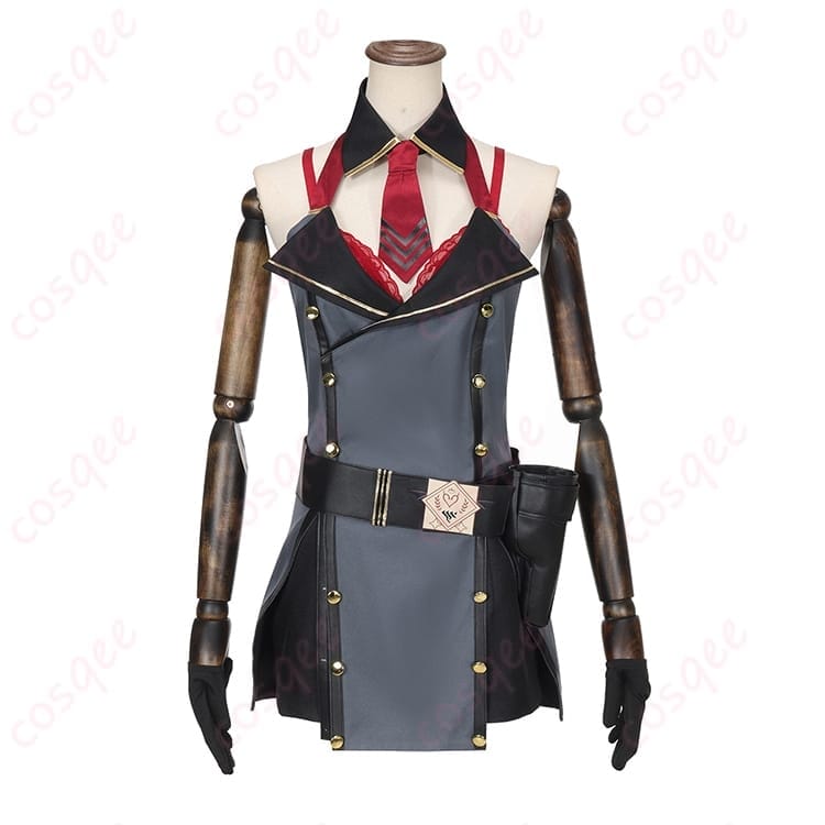 ブルーアーカイブ 京極サツキの学園ミリタリー風コスプレ一式で、端正シルエットが写真でもイベントでも映えます - 4枚目の画像