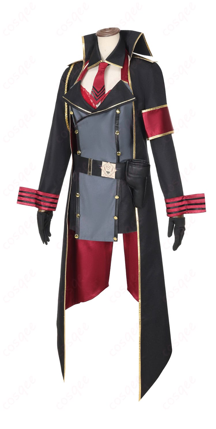 商品側面図、コスプレ衣装の側面詳細。京極サツキのキャラクター衣装を忠実に再現。