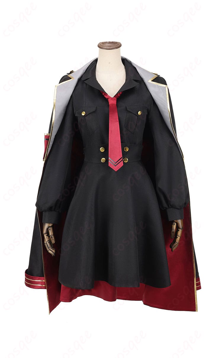 ブルーアーカイブ 元宮チアキ コスプレ衣装 正面画像。鮮やかな色合いと美しいデザインが特徴のコスプレ衣装。