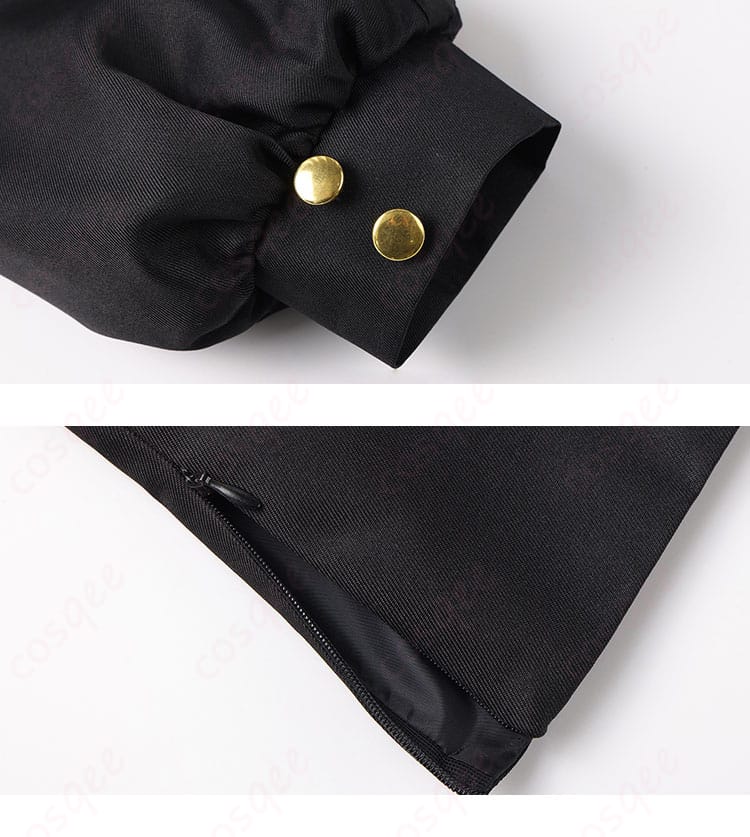 元宮チアキ コスプレ衣装 服装袖口と衣链のディテール。袖口と衣链の美しい装飾が完璧に表現された。