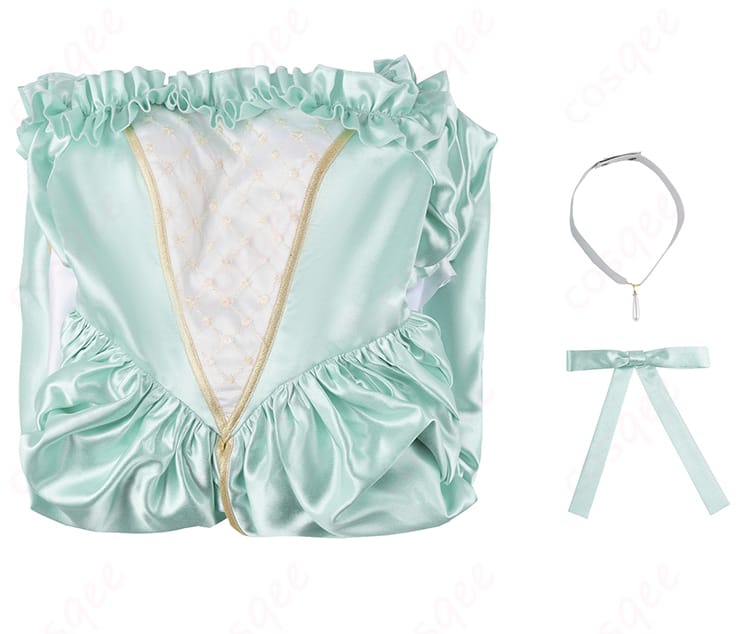 セット内容を展示した画像。コスプレ衣装の全てのセットが紹介されています。