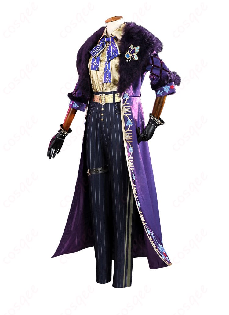 商品の側面画像。空軍のコスプレ衣装のシルエットを確認!