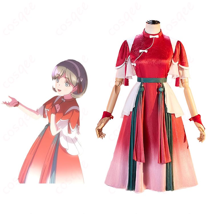 唐可可 コスプレ衣装 ラブライブ!スーパースター!! 正面とキャラクターの組み合わせ画像 高精度再現