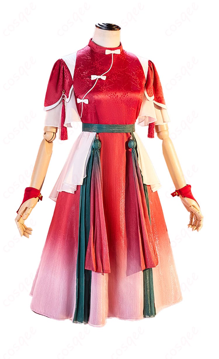 唐可可 コスプレ衣装 ラブライブ!スーパースター!! 商品側面画像 腰と足飾りが見える角度