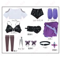 ホロライブ 綺々羅々ヴィヴィの魅力を纏うコスプレ衣装｜軽やかで写真映えするステージ仕様 - 7枚目の画像（サムネイル）