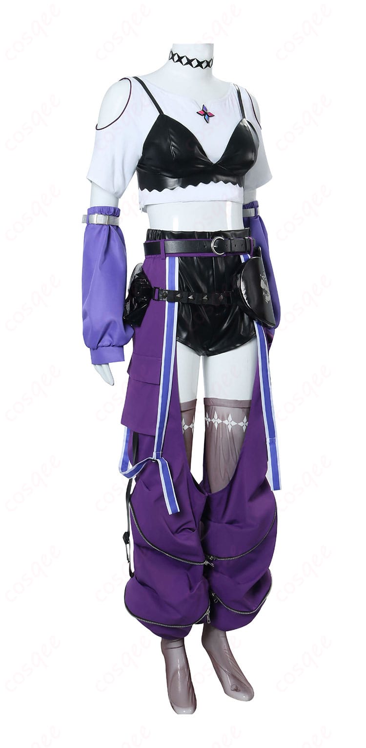 商品側面のコスプレ衣装画像。ホロライブ 綺々羅々ヴィヴィの衣装が各角度から確認できます。