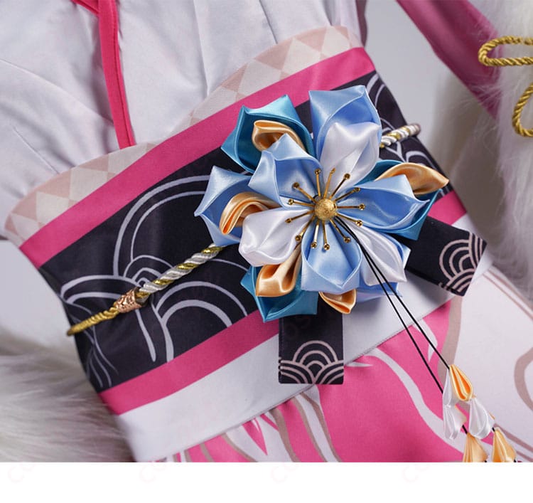 腰の装飾ディテール図 – ラオーラ・パンテーラのコスプレ衣装、腰飾りの細部まで再現