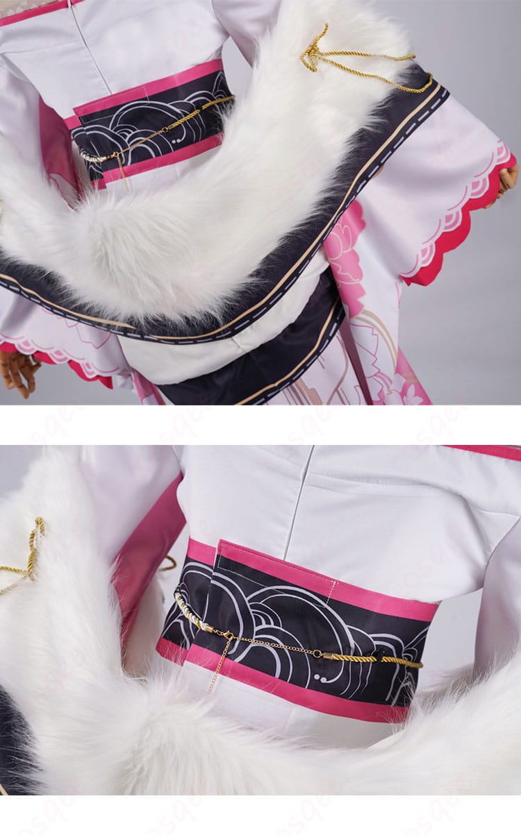 服の背面装飾ディテール図 – 背面の装飾ディテール、正月衣装の完璧なデザイン