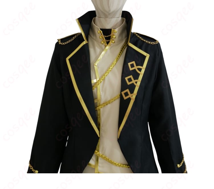 服装の門襟装飾の細部 - サンチョ コスプレ衣装の門襟装飾