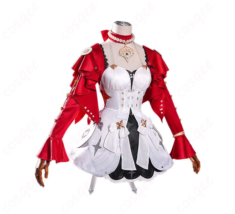 ゼンレスゾーンゼロ アストラ・ヤオ コスプレ衣装 右側から見た画像。細部まで丁寧に作り込まれた衣装の全体像。