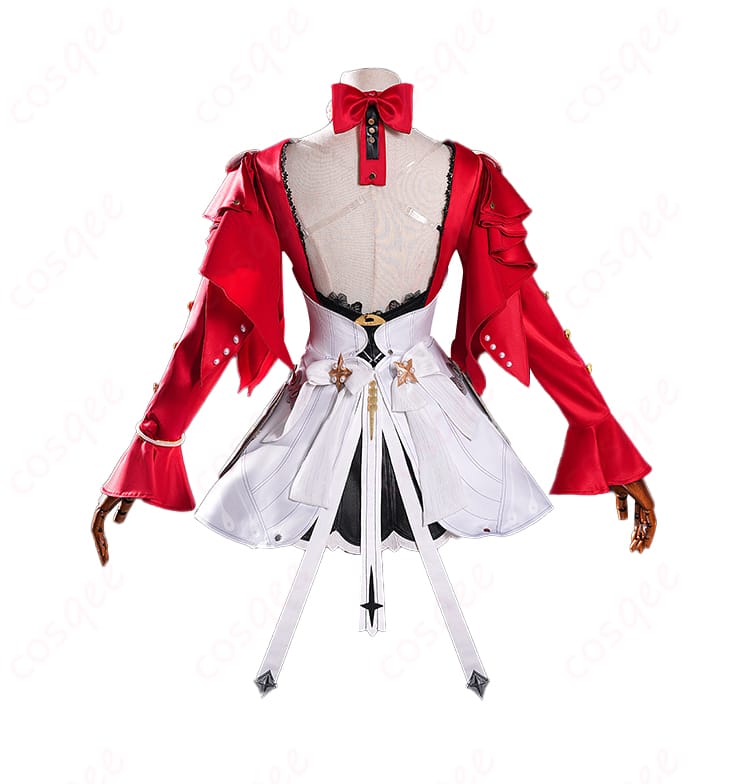 ゼンレスゾーンゼロ アストラ・ヤオ コスプレ衣装 背面の画像。衣装の背中部分の美しいラインと仕上がりがわかります。