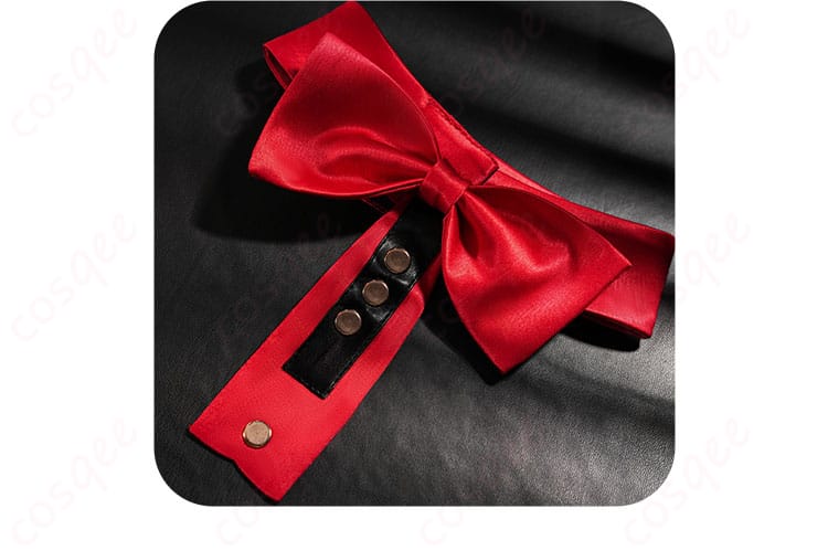 ゼンレスゾーンゼロ アストラ・ヤオ コスプレ衣装 蝶ネクタイの装飾細部。細かい刺繍と品質の高さを実感できる一品。