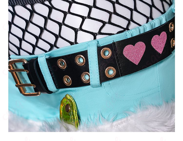 ゼンレスゾーンゼロ ニコ・デマラ コスプレ衣装 ベルト装飾の細部