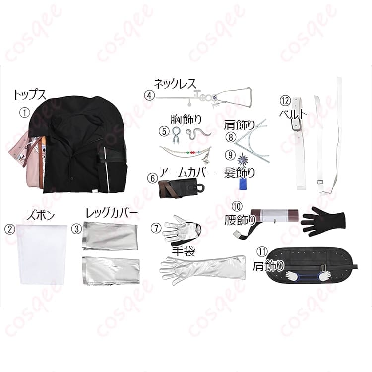 アークナイツ ソーンズの雰囲気を纏えるコスプレ衣装 立体装飾と軽やかな着心地で写真映え - 5枚目の画像