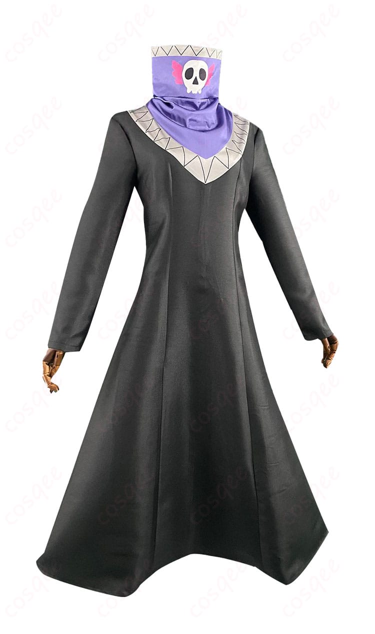 HUNTER×HUNTER フェイタン＝ポートオ コスプレ衣装 右側の詳細画像。衣装の側面とデザインの特徴を確認できます。