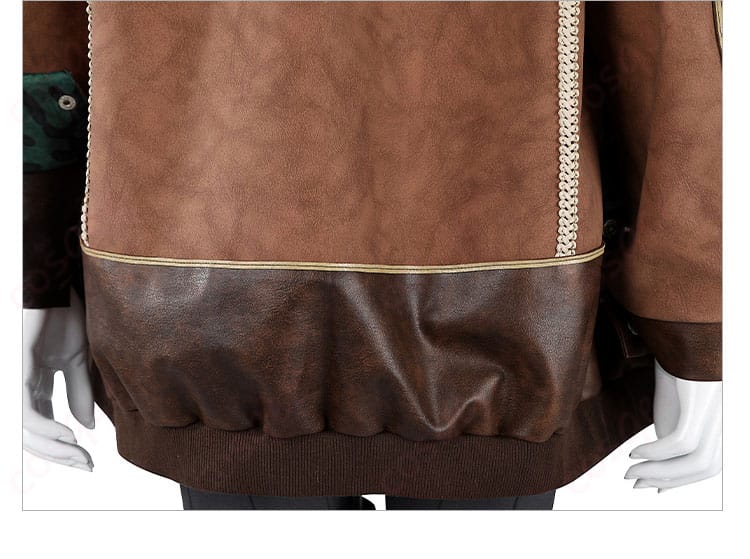 モンスターハンターアルマ コスプレ衣装 皮衣外套の背面ディテール