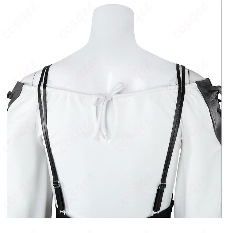 モンスターハンターアルマ コスプレ衣装 インナーシャツの背面ディテール