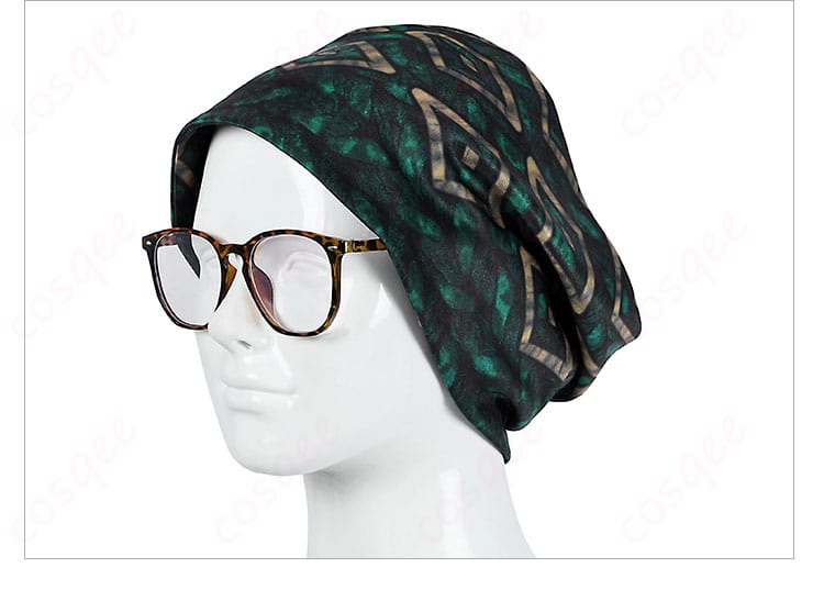 モンスターハンターアルマ コスプレ衣装 眼鏡とヘッドスカーフのディテール