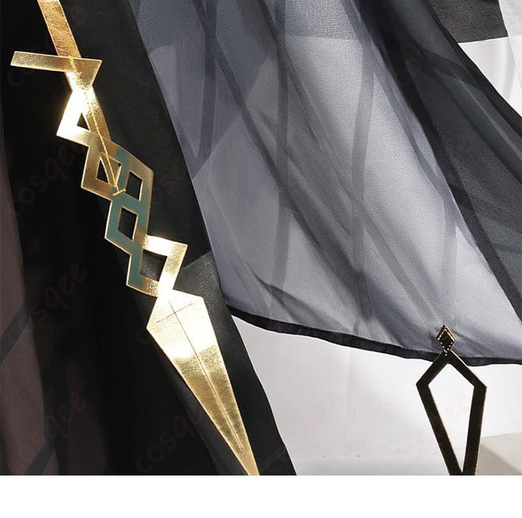 アークナイツ ラケラマリン コスプレ衣装 スカートの装飾詳細 フェミニンなデザイン