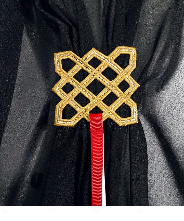 ラケラマリン コスプレ衣装 頭巾の装飾詳細 キャラクターの特徴的な要素