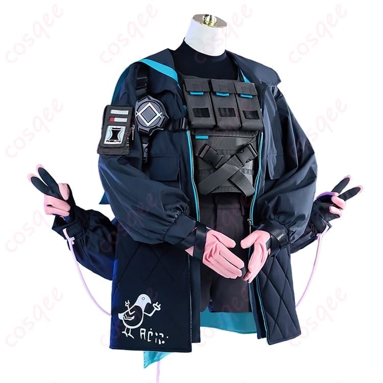 アークナイツのRaidianになりきる近未来ミリタリー調コスプレ衣装 - 2枚目の画像