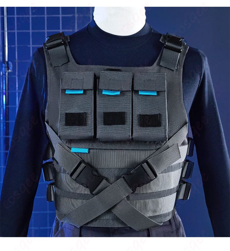 服装マスターバージョンの細かい装飾ディテール。Raidian コスプレ衣装のマスターバージョンの特徴的なデザイン。