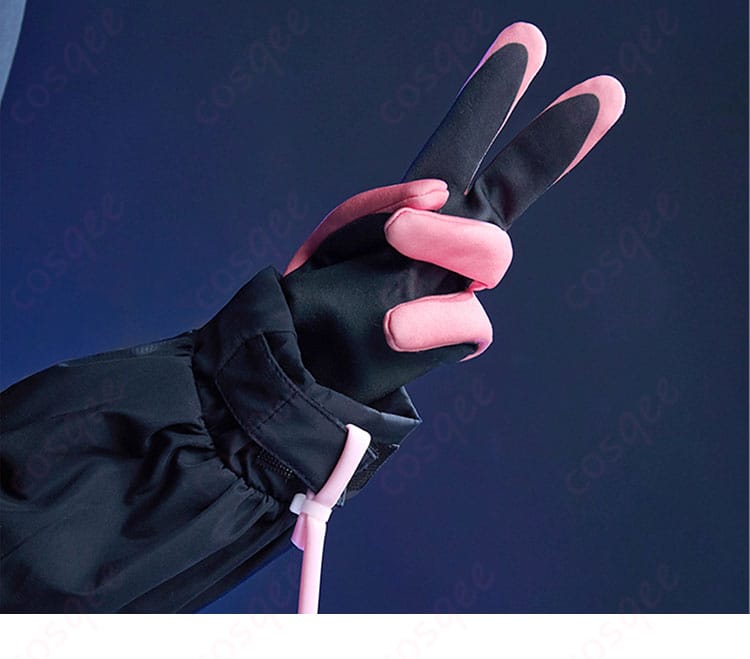 手袋装飾の細部。アークナイツ Raidian コスプレ衣装に欠かせない手袋のデザインを詳細に紹介。