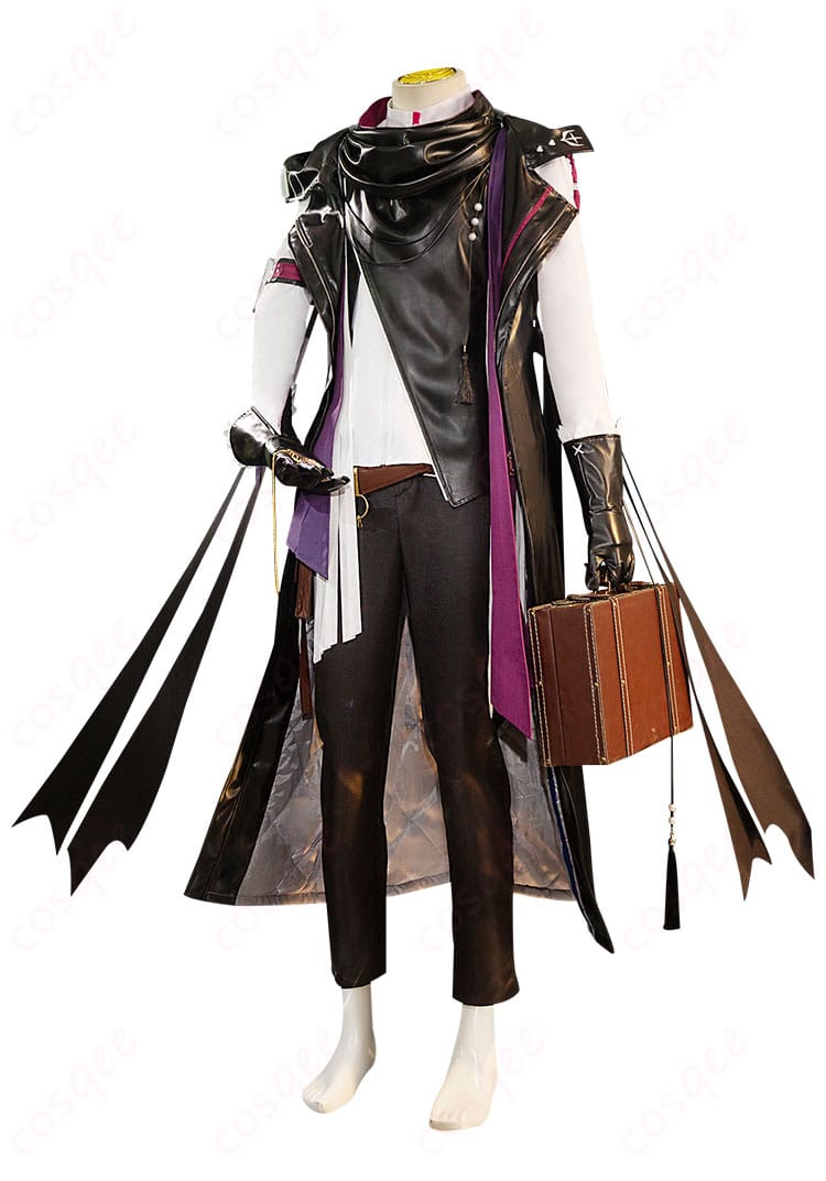 アークナイツ ルーメン コスプレ衣装 側面の詳細。服のラインと装飾が魅力的!