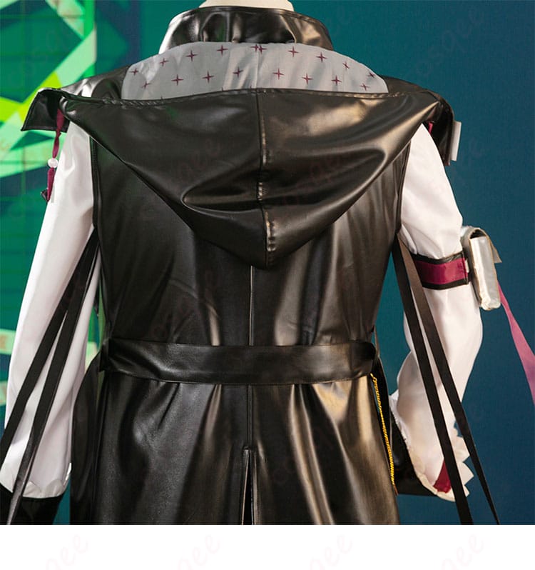 アークナイツ ルーメン コスプレ衣装 背面の装飾。ファン必見の精巧なデザイン!