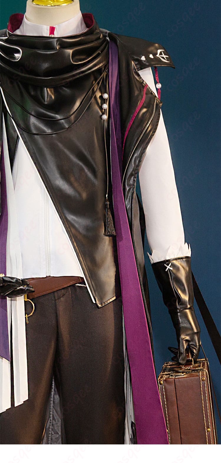 アークナイツ ルーメン コスプレ衣装 肩袖の装飾細部。ディテールにこだわったデザイン!