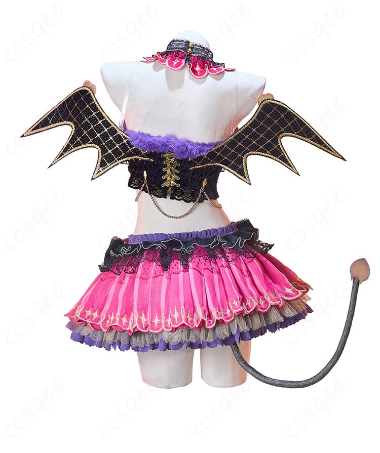 商品背面画像、津島善子コスプレ衣装の背面デザイン