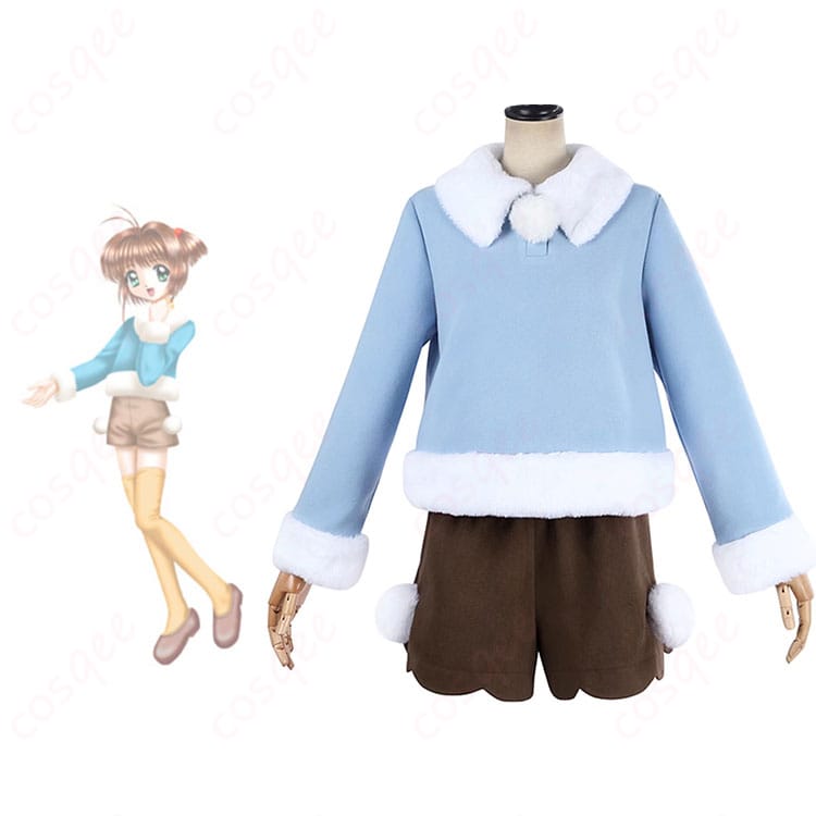 カードキャプターさくら 木之本桜 コスプレ衣装 正面とキャラクターの合成画像