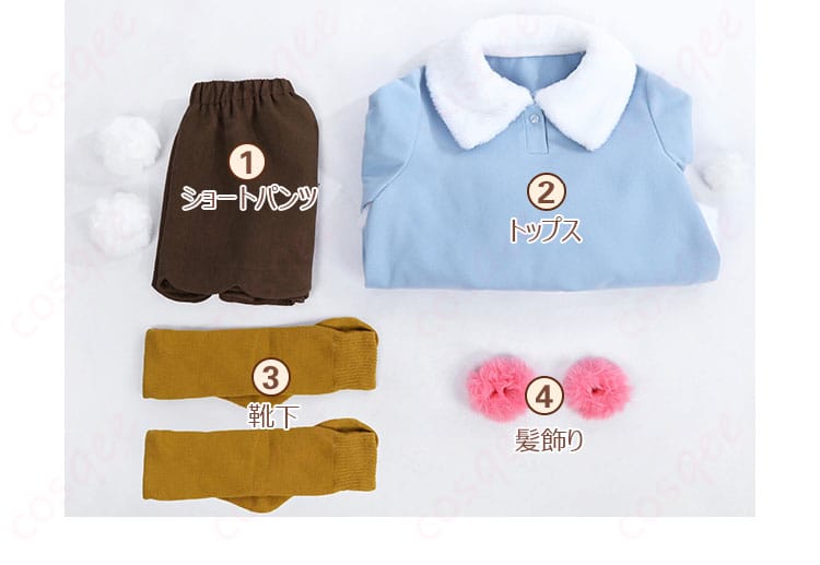 カードキャプターさくら 木之本桜 コスプレ衣装 セット内容の展示