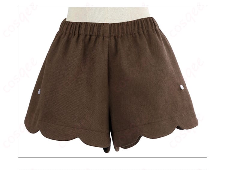 カードキャプターさくら 木之本桜 コスプレ衣装 パンツ装飾のディテール