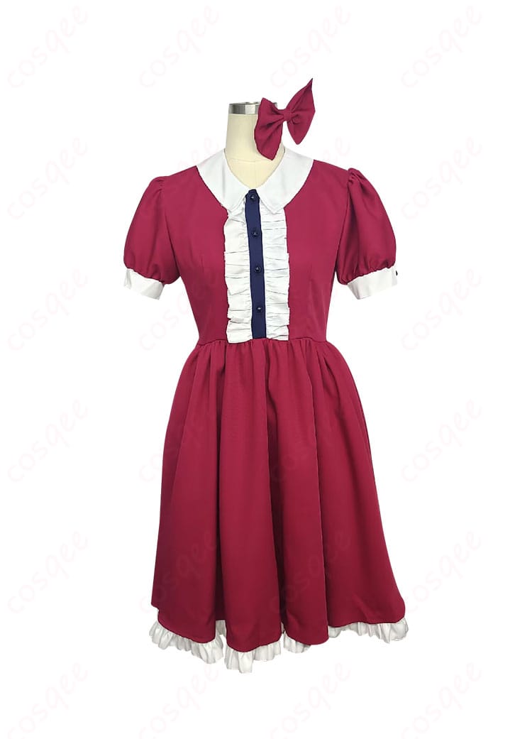 レイジングループ 醸田近望 女装 コスプレ衣装 - 正面から見た衣装の全体像。