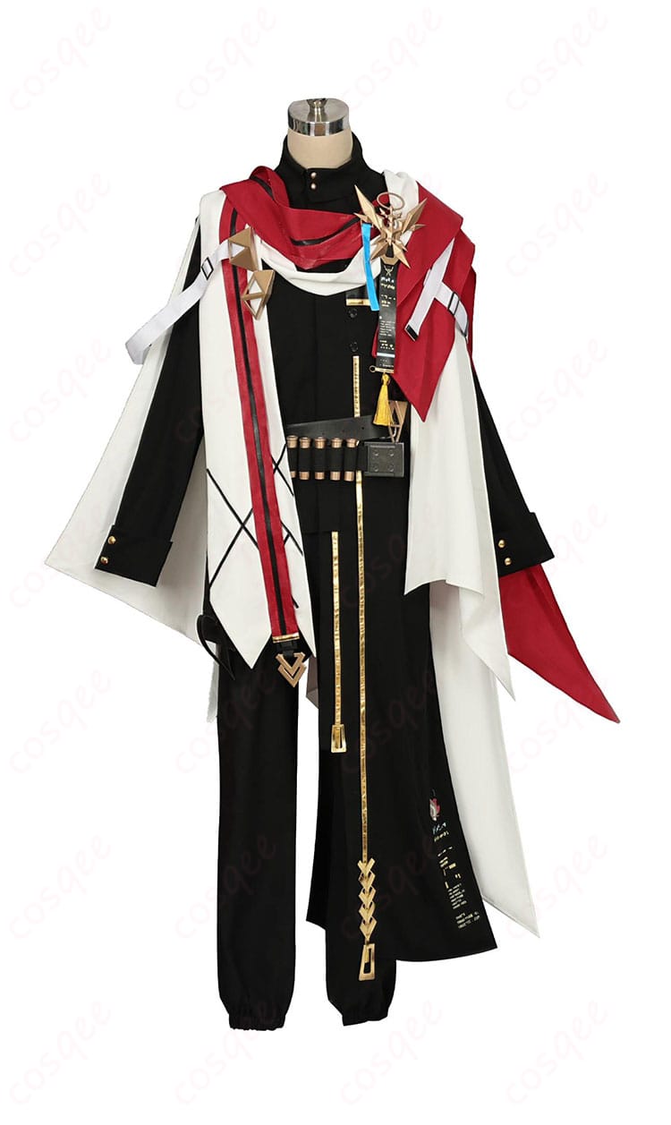 アークナイツ 聖約イグゼキューター コスプレ衣装 正面画像。細部まで再現された衣装が魅力的。コスプレイベントや撮影に最適です。