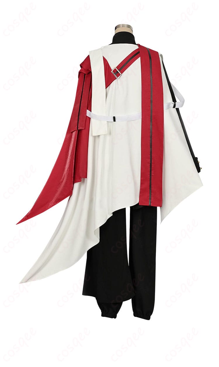 アークナイツ 聖約イグゼキューター コスプレ衣装 背面画像。背中部分のディテールとマントのデザインを確認できます。