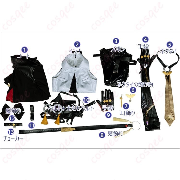 ゼンレスゾーンゼロ イヴリン・シェヴァリエの近未来クールを纏うコスプレ衣装 - 8枚目の画像