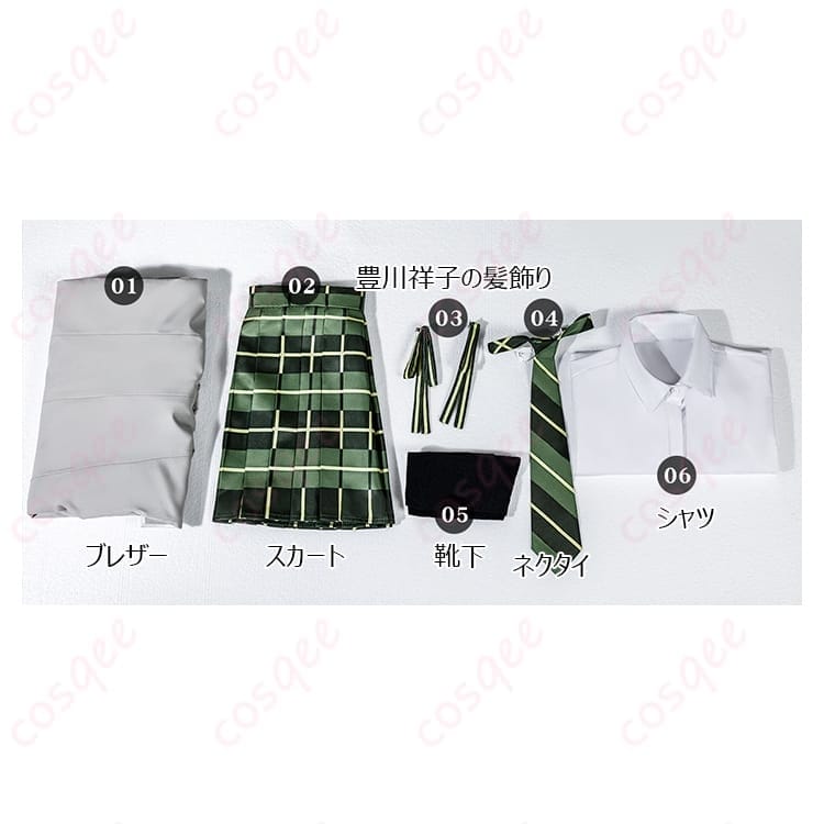 BanG Dream! MyGO!!!!! 豊川祥子 学園制服 コスプレ衣装 端正で上品な雰囲気が写真でも際立つ - 4枚目の画像