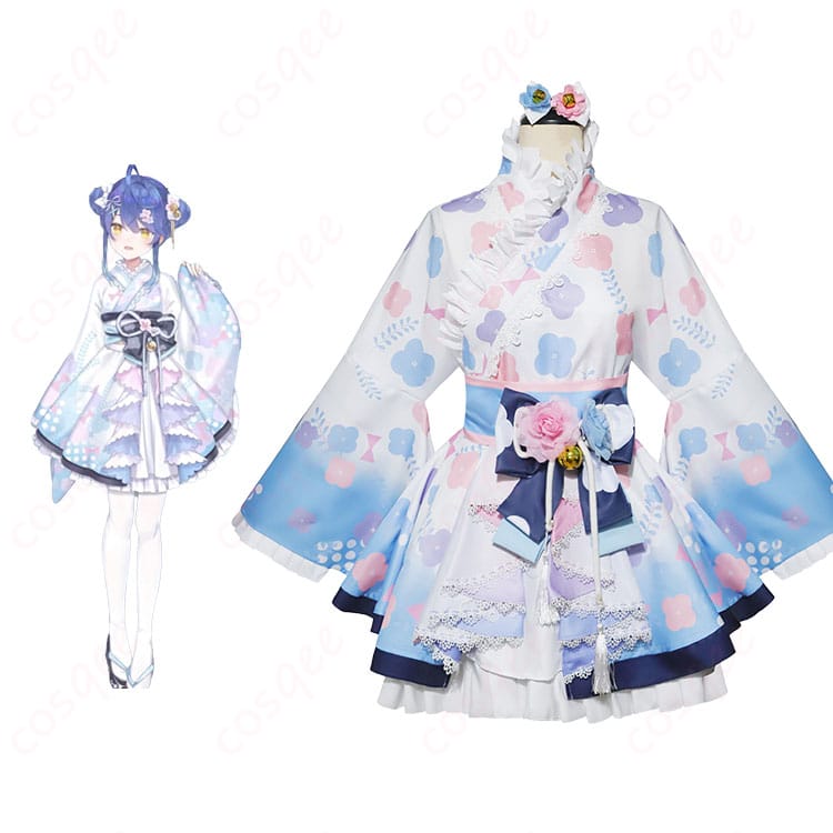 天宮こころの新衣装和服コスプレ衣装、キャラクターとの融合したデザイン。コスプレ衣装の詳細をご覧ください。