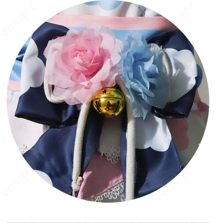 天宮こころコスプレ衣装の腰飾り。上品なデザインで、和服の美しさを引き立てます。